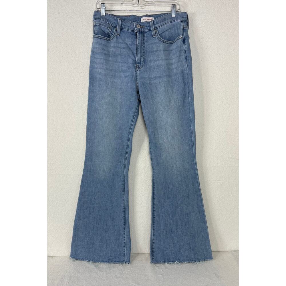 Lucky Brand Jean Stevie High Rise Flare Size 12A (Ankle) 31